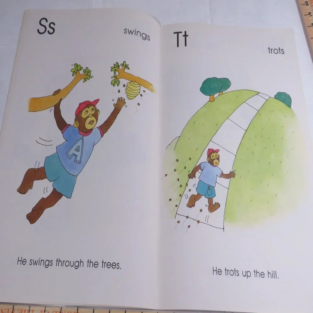 Here Comes Hungry Albert Alphabet BIG BOOK (almost 2 feet tall) Classroom